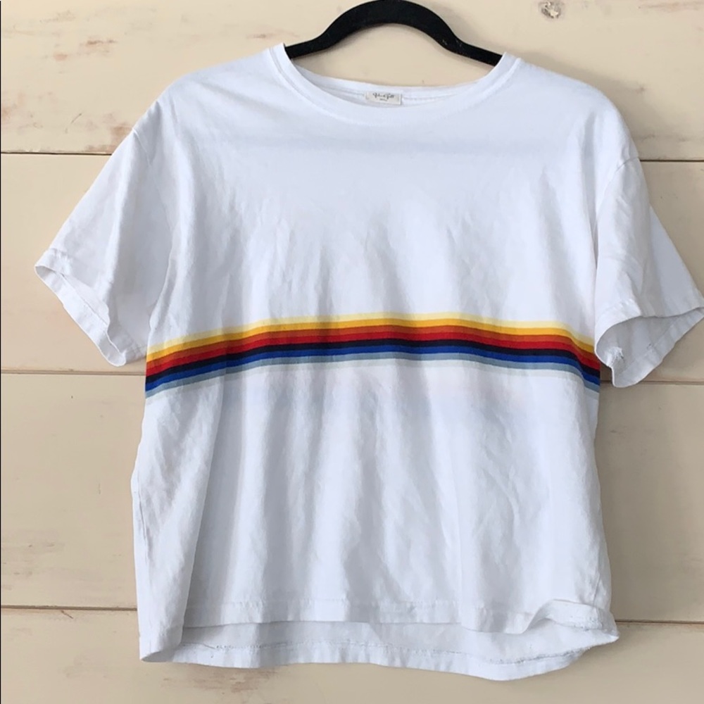 White Graphic Tee